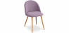Buy Dining Chair - Upholstered in Fabric - Scandinavian Style - Evelyne Pink 59261 home delivery