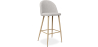 Buy Fabric Upholstered Stool - Scandinavian Design - 73cm - Evelyne Cream 59356 with a guarantee