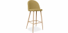 Buy Fabric Upholstered Stool - Scandinavian Design - 73cm - Evelyne Light Yellow 59356 home delivery