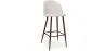 Fabric Upholstered Stool - Scandinavian Design - 76cm - Evelyne image 9