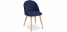 Buy Dining Chair - Upholstered in Fabric - Scandinavian Style - Evelyne Dark blue 59261 home delivery