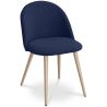 Dining Chair - Upholstered in Fabric - Scandinavian Style - Evelyne image 9