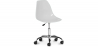 Buy Office Chair with Castors - Swivel Desk Chair - Denisse White 59863 - in the UK