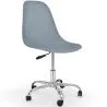 Buy Swivel office chair with casters - Denisse Light grey 59863
