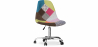 Buy Office Chair with Wheels - Desk Chair - Upholstered in Patchwork -  Simona  Multicolour 59866 - in the UK