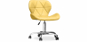 Buy Office Chair with Wheels - Swivel Desk Chair - Upholstered in Leatherette - Wito Yellow 59871 in the United Kingdom