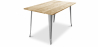 Buy Rectangular Dining Table - Industrial Design - Wood - Troy Steel 59876 - in the UK