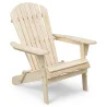 Wooden Outdoor Chair with Armrests - Adirondack Garden Chair - Adirondack image 9