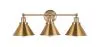 Lámpara Aplique de Pared - Diseño Vintage Dorado - 3 focos - Remir image 9