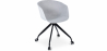 Buy Jodie White Padded Office Chair with Wheels Light grey 59887 - prices