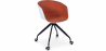 Buy Office Chair with Armrests - Desk Chair with Castors - Black and White - Jodie Orange 59887 in the United Kingdom