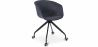 Buy Upholstered Office Chair with Armrests - Desk Chair with Castors - Black and White - Jodie Dark grey 59888 - prices