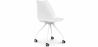 Buy Office Chair with Wheels - White Desk Chair - Canva White 59904 - in the UK