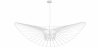 Buy Ceiling Lamp - Pendant Lamp Pamela Design - 140cm - Vertical White 59884 - prices