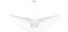 Ceiling Lamp - Pendant Lamp Pamela Design - 140cm - Vertical image 9