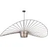 Buy Vertical Hanging Lamp 140cm - Metal Brown 59884