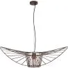 Buy Vertical Hanging Lamp 100cm - Metal Brown 59905