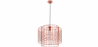 Buy Retro Ceiling Lamp - Design Pendant Lamp - Lars Rose Gold 59909 - in the UK