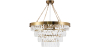 Buy Crystal Ceiling Lamp - Chandelier Pendant Lamp - Loraine Gold 59929 - in the UK