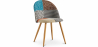 Buy Dining Chair - Upholstered in Patchwork - Scandinavian Style - Patty Multicolour 59933 - in the UK