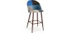 Patchwork Upholstered Stool - Scandinavian Style - Pixi image 9