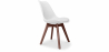 Buy Dining Chair - Scandinavian Style - Denisse White 59953 - in the UK