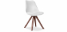 Buy Dining Chair - Scandinavian Style - Denisse White 59954 - in the UK