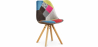 Buy Dining Chair - Upholstered in Patchwork - Simona Multicolour 59961 - in the UK