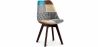 Buy Dining Chair - Upholstered in Patchwork - Patty  Multicolour 59965 - in the UK