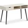 Buy Wooden Desk with Drawer - Scandinavian Design - Beckett Natural wood 59984
