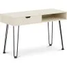 Buy Wooden Desk with Drawer - Scandinavian Design - Andor Natural wood 59986
