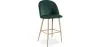 Velvet Upholstered Stool - Scandinavian Design - Evelyne image 9