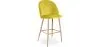 Velvet Upholstered Stool - Scandinavian Design - Evelyne image 9