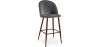 Velvet Upholstered Stool - Scandinavian Design - Evelyne image 9