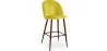 Velvet Upholstered Stool - Scandinavian Design - Evelyne image 9