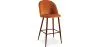 Velvet Upholstered Stool - Scandinavian Design - Evelyne image 9