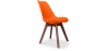 Buy Dining Chair - Scandinavian Style - Denisse Orange 59953 in the United Kingdom