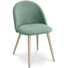 Dining Chair - Upholstered in Fabric - Scandinavian Style - Evelyne image 9