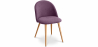 Buy Dining Chair - Upholstered in Fabric - Scandinavian Style - Evelyne Purple 59261 - prices