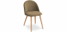 Buy Dining Chair - Upholstered in Fabric - Scandinavian Style - Evelyne Taupe 59261 - in the UK