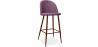 Buy Fabric Upholstered Stool - Scandinavian Design - 73cm - Evelyne Purple 59357 with a guarantee