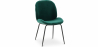 Buy Dining Chair Accent Velvet Upholstered Retro Design - Elias Dark green 59996 - prices