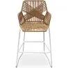 Buy Bar Stool Design Boho Bali Rattan Synthetic 75cm - Tale Natural wood 60005