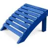 Buy Garden Chair Footrest Adirondack Wood Outdoor Furniture - Alana Blue 60006