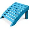 Buy Garden Chair Footrest Adirondack Wood Outdoor Furniture - Alana Turquoise 60006