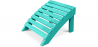 Buy Wooden Footstool for Garden Chair - Alana Green 60006 in the United Kingdom