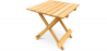 Buy Garden Table - Adirondack Wood Side Table - Alana Natural wood 60007 - in the UK