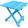 Buy Garden Table - Adirondack Wood Side Table - Alana Turquoise 60007
