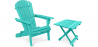 Buy Outdoor Chair and Outdoor Garden Table - Wooden - Alana Green 60008 home delivery