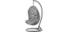 Buy Boho Bali Garden Hanging Chair - Bali Design - Swing - Delsin Grey 60017 - in the UK